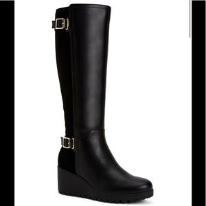 Giani Bernini Black Wedge boots | 7.5 NEW WITH TAGS